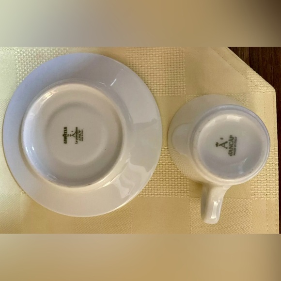 Set Of Two Lavazza The Italian Espresso Experience Cup Saucer D’Ancap Tazzine - Picture 7 of 8